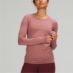 Lululemon Long Sleeve Swiftly Pink size 6